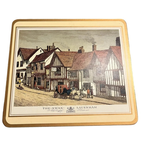 Vintage Pimpernel Place Mats in Box Unused 6 English Pubs - Picture 7 of 13